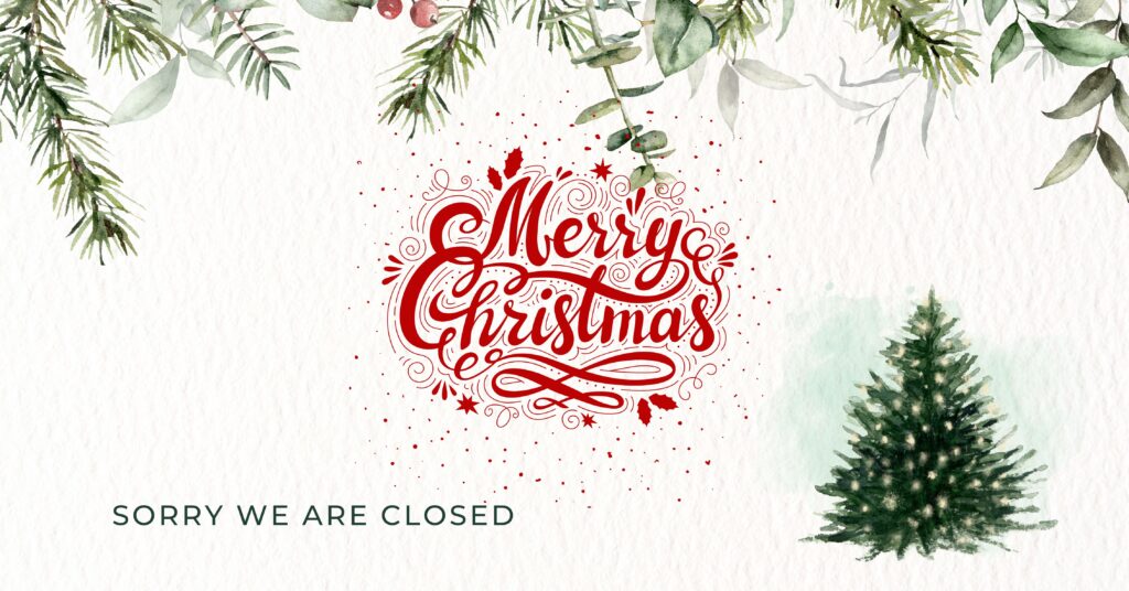 Closed for Christmas sign free printable templates! Choose among 30 different styles of free printable closed signs.