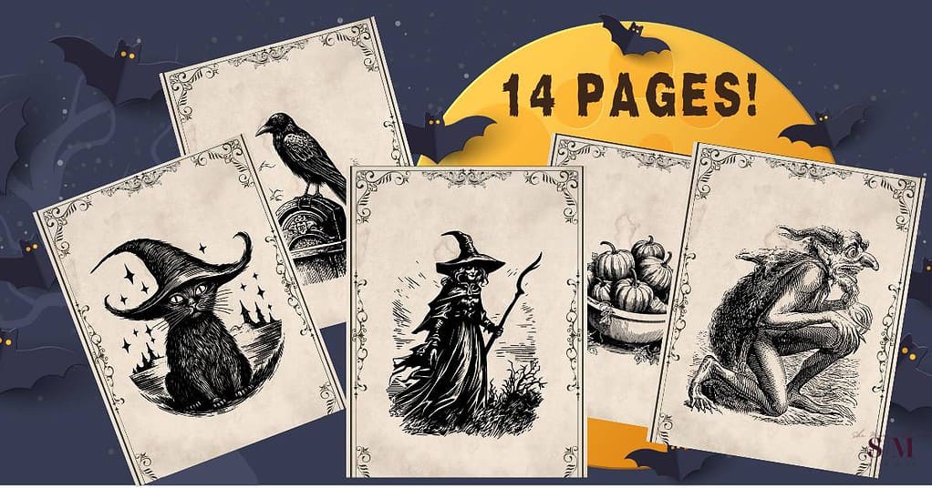 Discover charming vintage Halloween printables, including free download options. Learn creative ways to use and display these nostalgic treasures to add a spooky touch to your Halloween celebrations