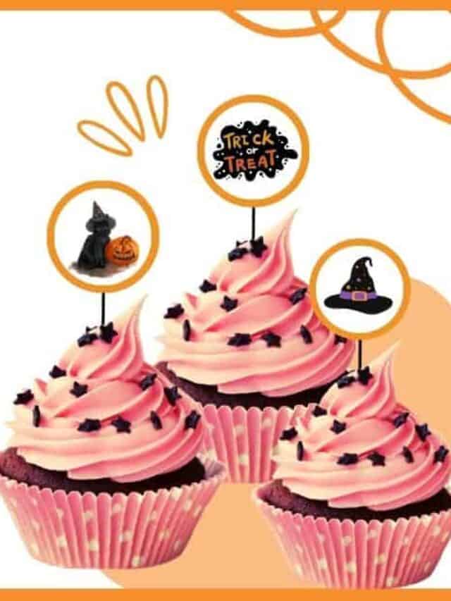 Free Halloween Cake Toppers Printable Story