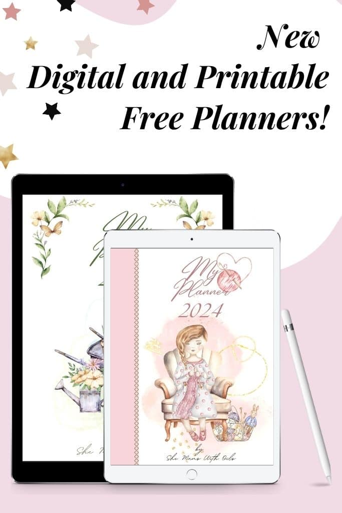 digital and printable new free planners